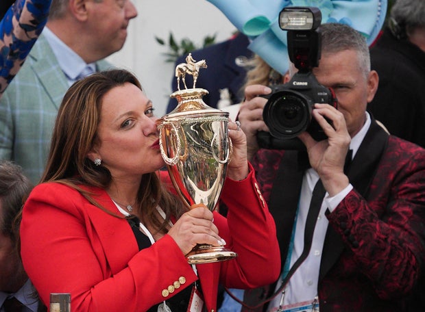 Kentucky Derby-winning trainer Cherie DeVaux hopes more women will succeed in horse racing after historic win