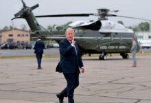 Trump says Iran talks orderly; blockade stays