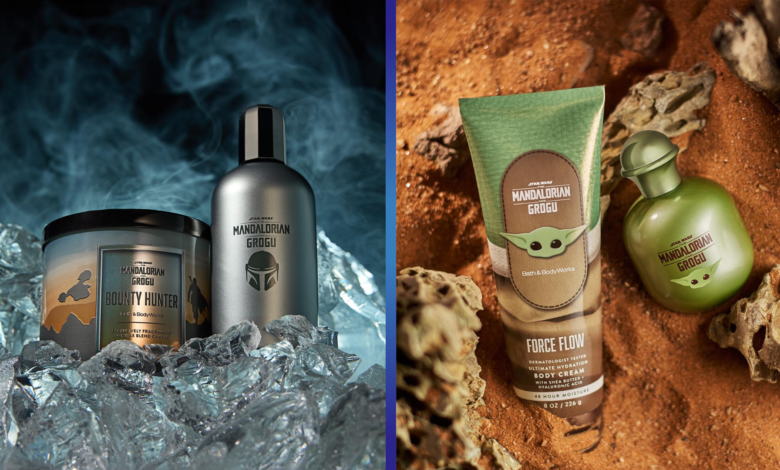 Suit Up with The Mandalorian and Grogu-Inspired Scents at Bath & Body Works