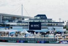 Miami GP’s “yacht” seating towers over the track