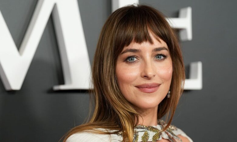 Dakota Johnson Jumps on ‘Buttercream Blonde’ Trend