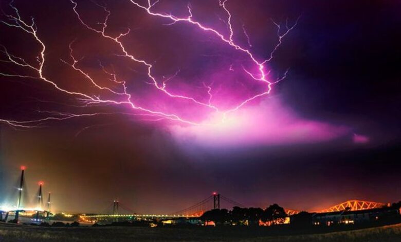 Thunder and lightning expected as rain arrives in Edinburgh