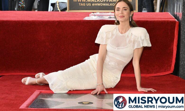 Emily Blunt and Stanley Tucci’s Walk of Fame Moment Emily Blunt and Stanley Tucci’s Walk of Fame Moment