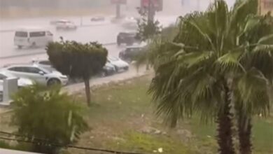 Heavy Rainstorm Causes Traffic Delays Across Downtown