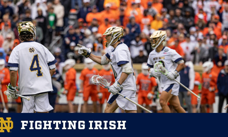 Notre Dame Throttles Syracuse, Reaches NCAA Title Game