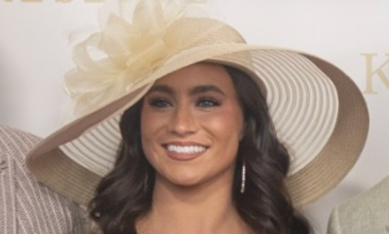 Cowboys Cheerleader Abby Summers Attends Kentucky Derby With Cooper DeJean