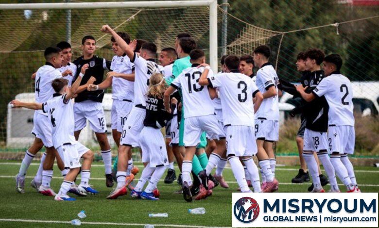 Ο ΠΑΟΚ κατακτά το πρωτάθλημα Super League Κ15