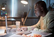 Late-night office food orders hint at AI workload strain