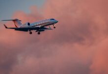 Private aviation routes map where wealth is moving
