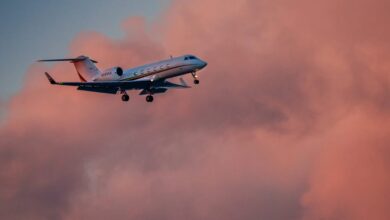 Private aviation routes map where wealth is moving