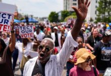 Rally in Montgomery targets voting map rollbacks
