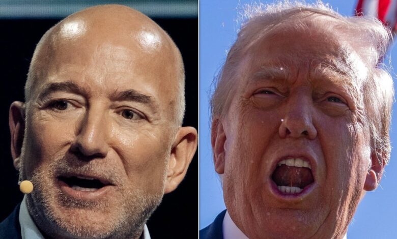 Bezos’ Trump Praise Sparks Backlash Over ‘Mature’ Claim Bezos’ Trump Praise Sparks Backlash Over ‘Mature’ Claim