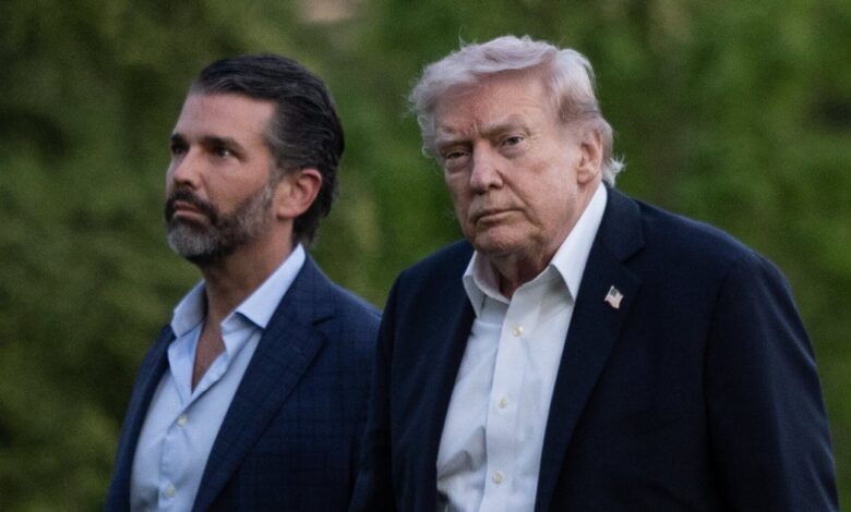 Trump Won’t Fully Commit to Trump Jr. Wedding