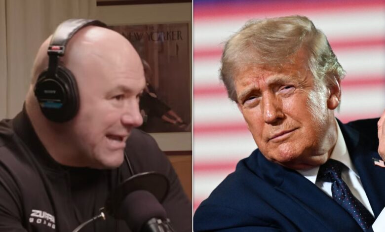 Dana White points to Michael Jackson to defend Trump