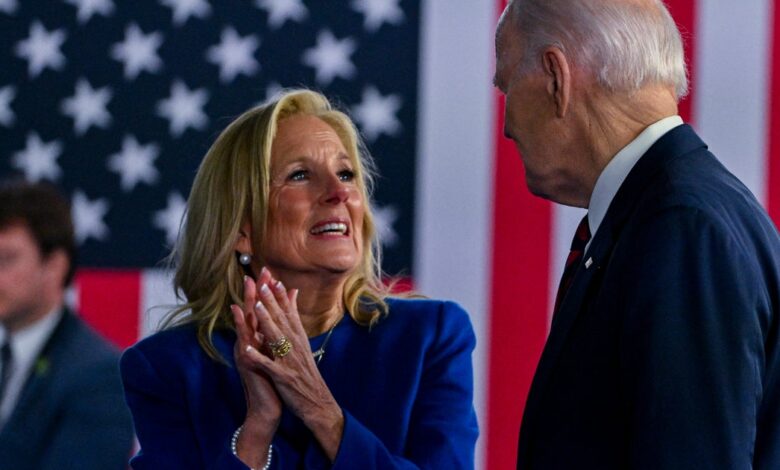 Jill Biden Says She Thought Joe Was Stroking Jill Biden Says She Thought Joe Was Stroking