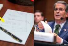 Bessent’s handwritten Cabinet notes ignite Strait warning backlash