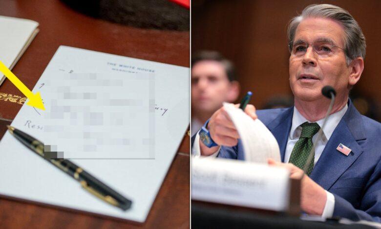 Bessent’s handwritten Cabinet notes ignite Strait warning backlash Bessent’s handwritten Cabinet notes ignite Strait warning backlash
