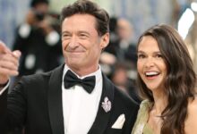 Hugh Jackman and Sutton Foster cozy up for Met Gala debut