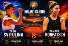 Svitolina Faces Korpatsch at Roland Garros Today