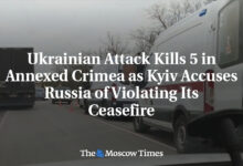 Ukraine Drone Strike Kills 5 in Crimea Amid Ceasefire Clash