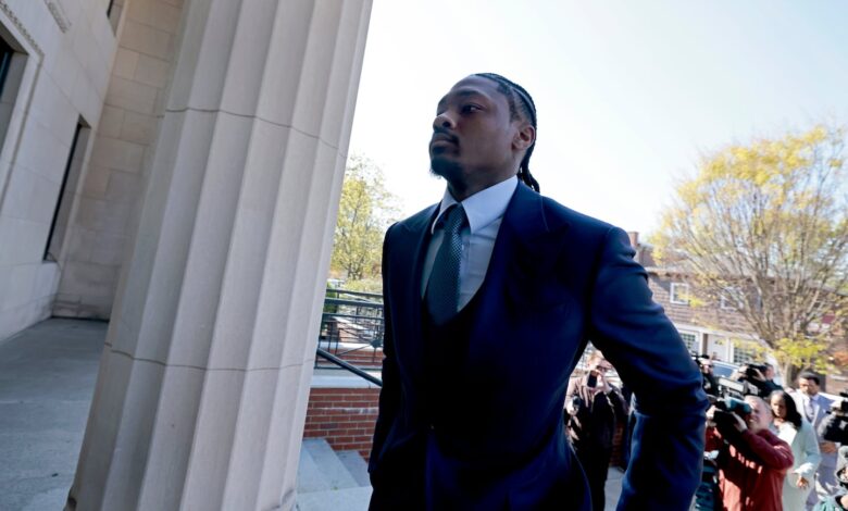 Accuser takes stand in Stefon Diggs assault trial in Dedham - The Boston Globe