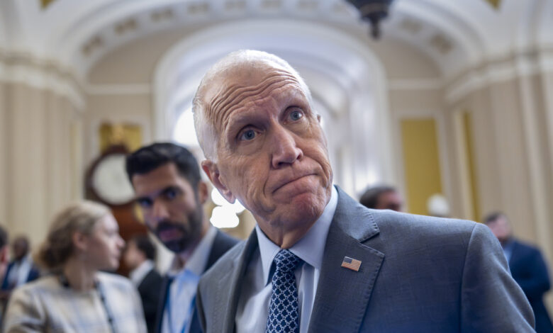 Thom Tillis Fires Back as Trump Slams Him Thom Tillis Fires Back as Trump Slams Him