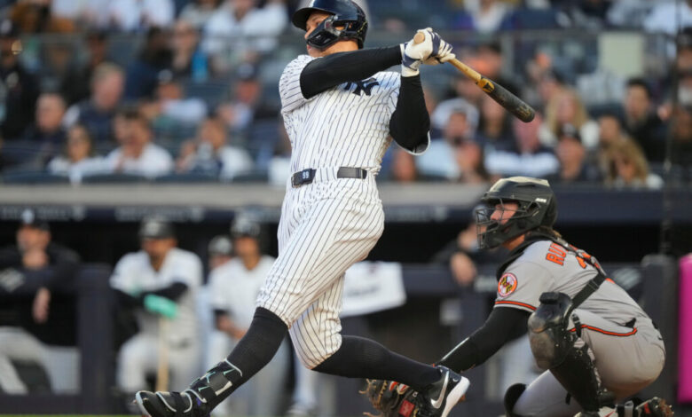 Judge’s big league-high 14th homer sparks Yankees over Orioles 12-1 for sweep, 14th win in 16 games - WTOP News