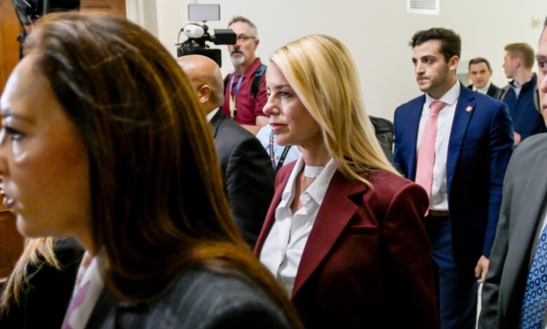 Pam Bondi returns to Capitol Hill over Epstein records