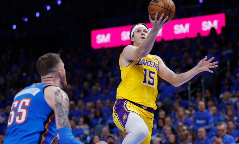 Lakers' Austin Reaves hit with brutal Stone Cold meme after historically bad Game 1 vs. Thunder