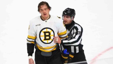 Bruins’ focus shifts after Zadorov’s torn MCL ordeal