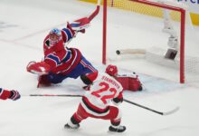 Hurricanes shut out Canadiens 4-0 to chase Final