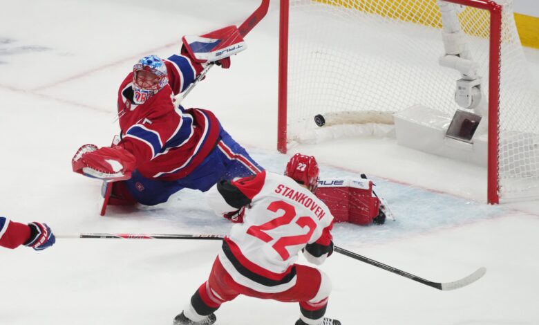 Hurricanes shut out Canadiens 4-0 to chase Final Hurricanes shut out Canadiens 4-0 to chase Final