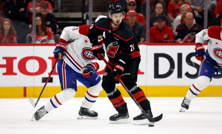 Ehlers OT winner ties Hurricanes-Canadiens series Ehlers OT winner ties Hurricanes-Canadiens series