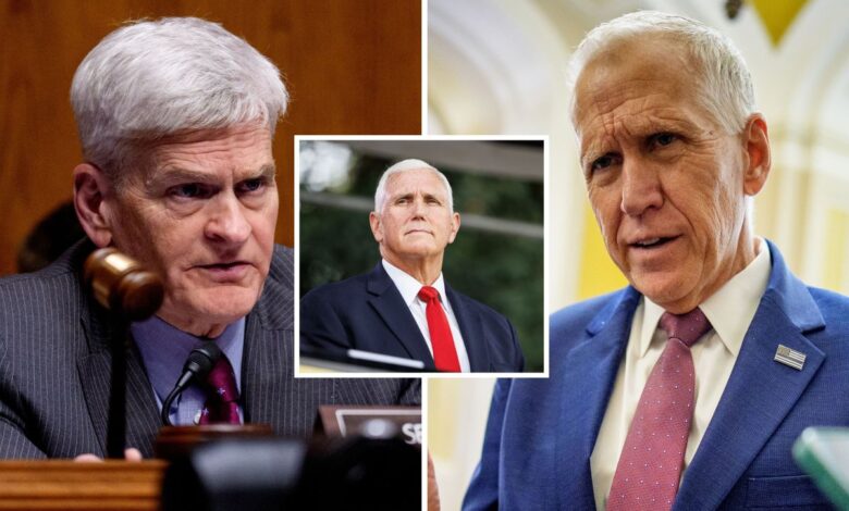 Pence joins GOP revolt against Trump’s anti-weaponization fund