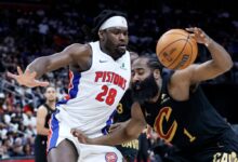 Cade Cunningham scores 23, Tobias Harris has 20 to help Pistons beat Cavs 111-101 in Game 1 - WTOP News
