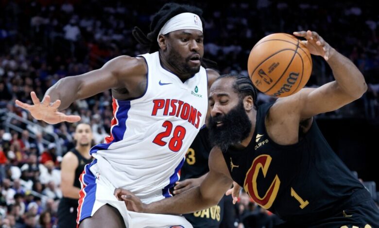 Cade Cunningham scores 23, Tobias Harris has 20 to help Pistons beat Cavs 111-101 in Game 1 - WTOP News