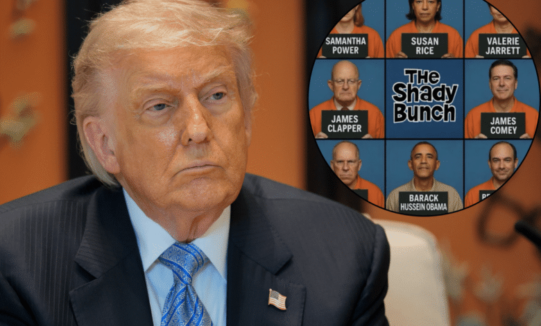 Trump posts Obama meme mugshot, critics erupt