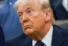 Trump reposts AI rhinoceros hunt image warning RINOs