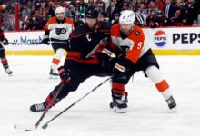 Jarvis’ score forces OT in Game 2 of Flyers-Hurricanes 2nd-round series in NHL playoffs - WTOP News
