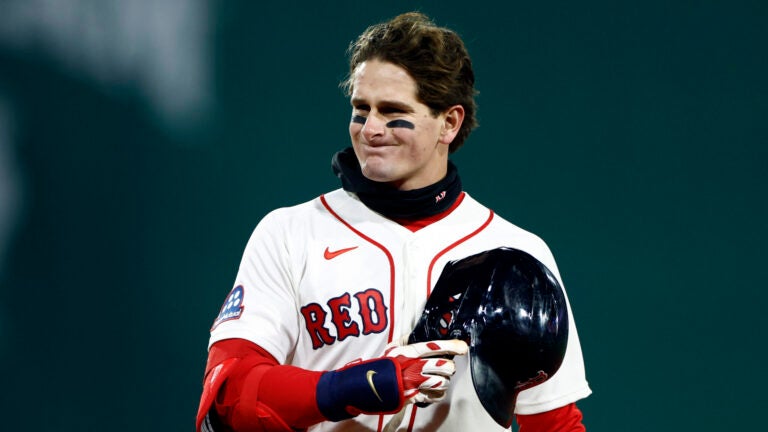 Red Sox slow Roman Anthony again after finger soreness