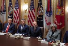 Trump convenes Cabinet as Iran accuses U.S. of truce breach