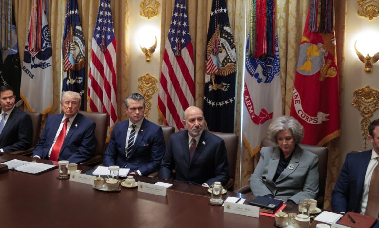Trump convenes Cabinet as Iran accuses U.S. of truce breach Trump convenes Cabinet as Iran accuses U.S. of truce breach