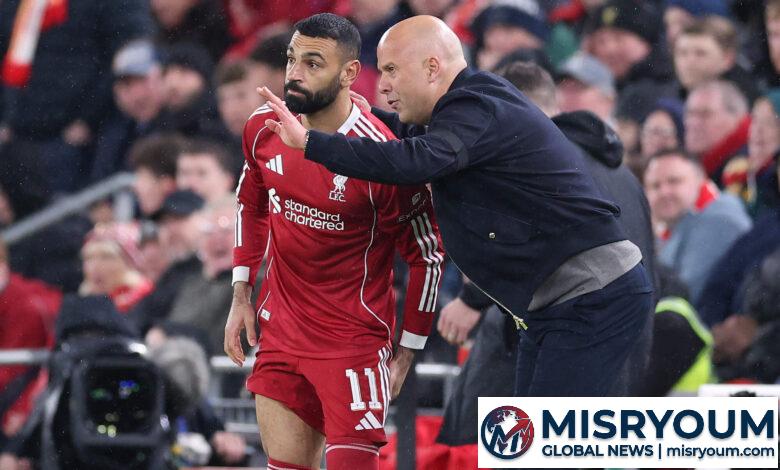Arne Slot opgelucht door snelle terugkeer Mohamed Salah