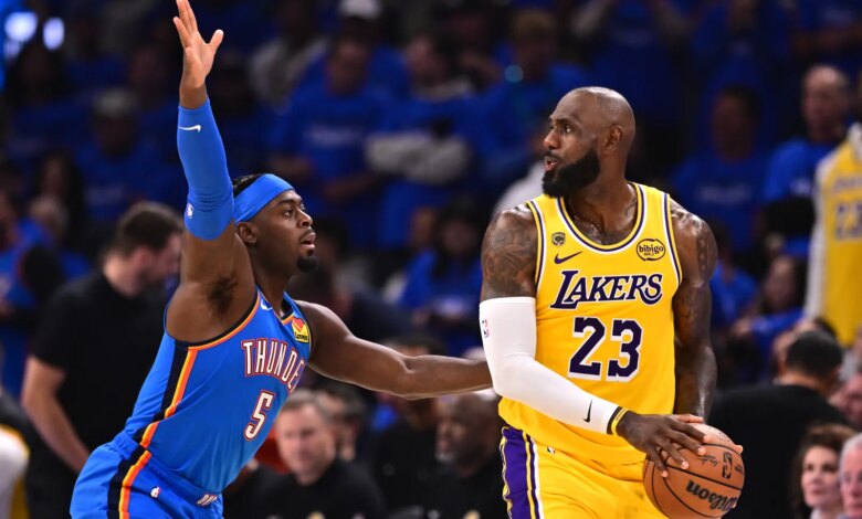 LeBron James and the Lakers face a tougher Thunder test