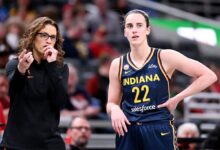Caitlin Clark sits out Fever-Fire with back issue
