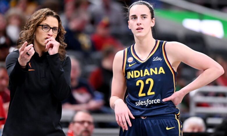 Caitlin Clark sits out Fever-Fire with back issue