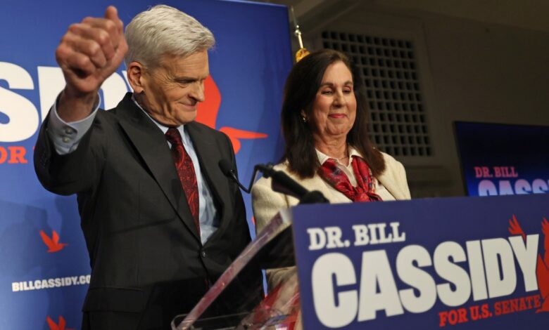 Cassidy lashes Trump in concession after primary loss