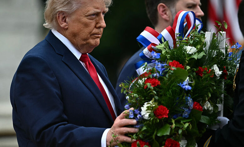 Trump’s holiday tirade turns Memorial Day into campaign