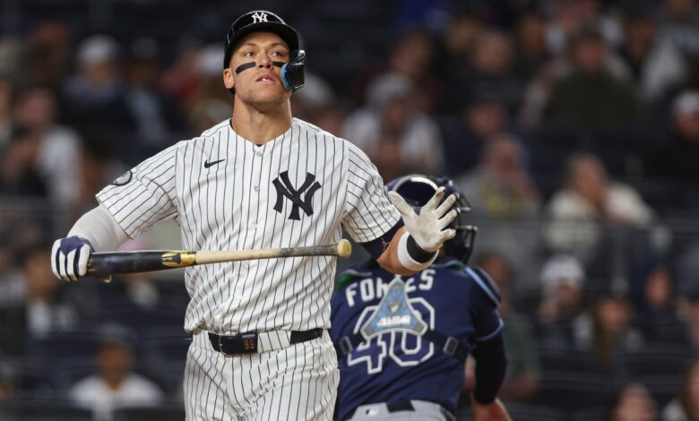 Aaron Judge ends slump with viral walk-off homer against Rays Aaron Judge ends slump with viral walk-off homer against Rays