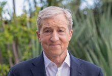 Steyer challenges AI megadonors as primary looms